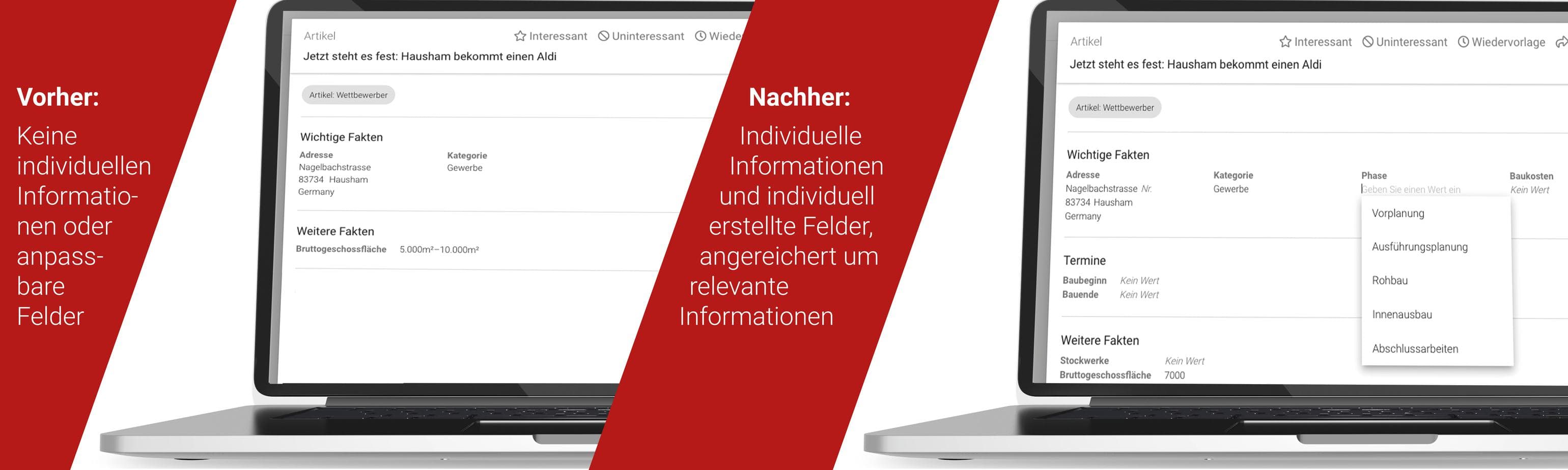 Custom Fields - Mit neuem Feature zur besseren Verarbeitung von Leads.